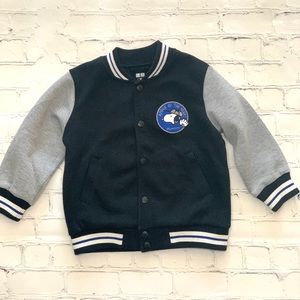 Uniqlo Peanuts Toddler Varsity Jacket